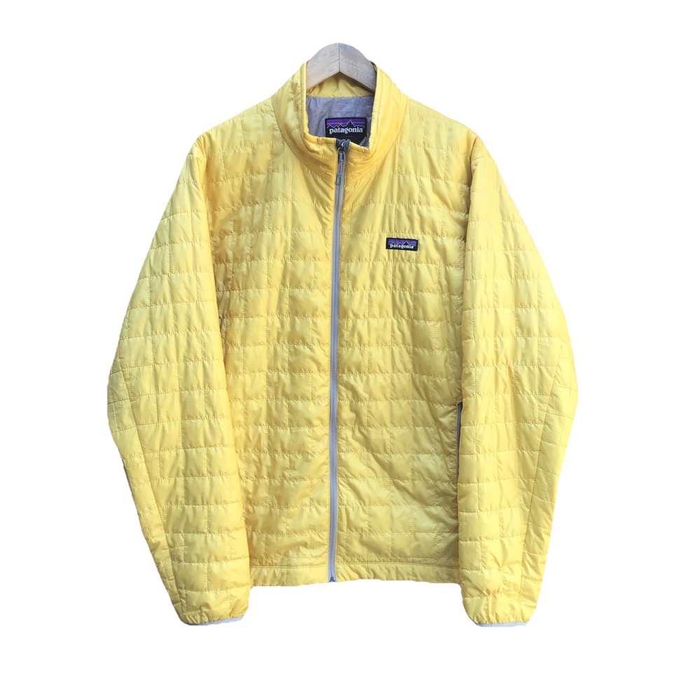 Patagonia Nano Puff Jacket Men's XL Yellow PrimaLoft P.U.R.E. Insulated